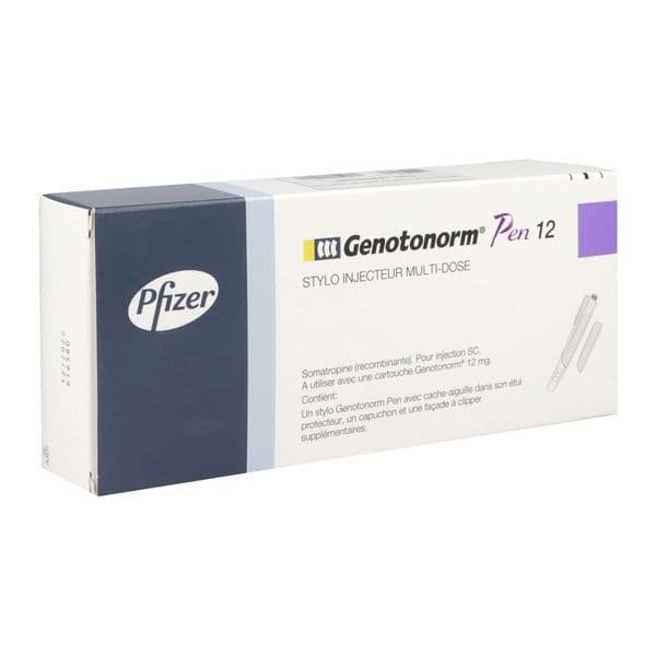 GENOTONORM PEN 12 STYLO INJ HORM