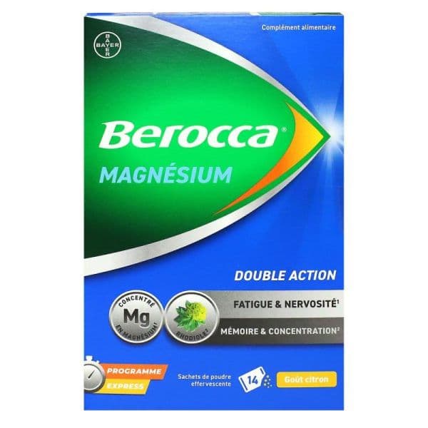 BEROCCA MAGNESIUM PDR EFF DBLE ACT 14SACH