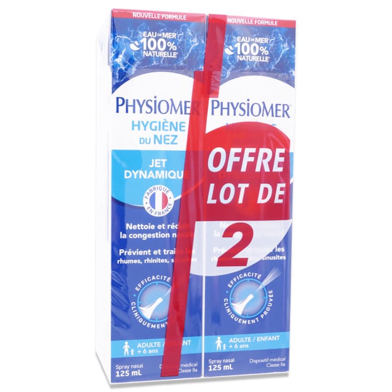PHYSIOMER HYGIENE NEZ S NAS 2/125ML JET DYN