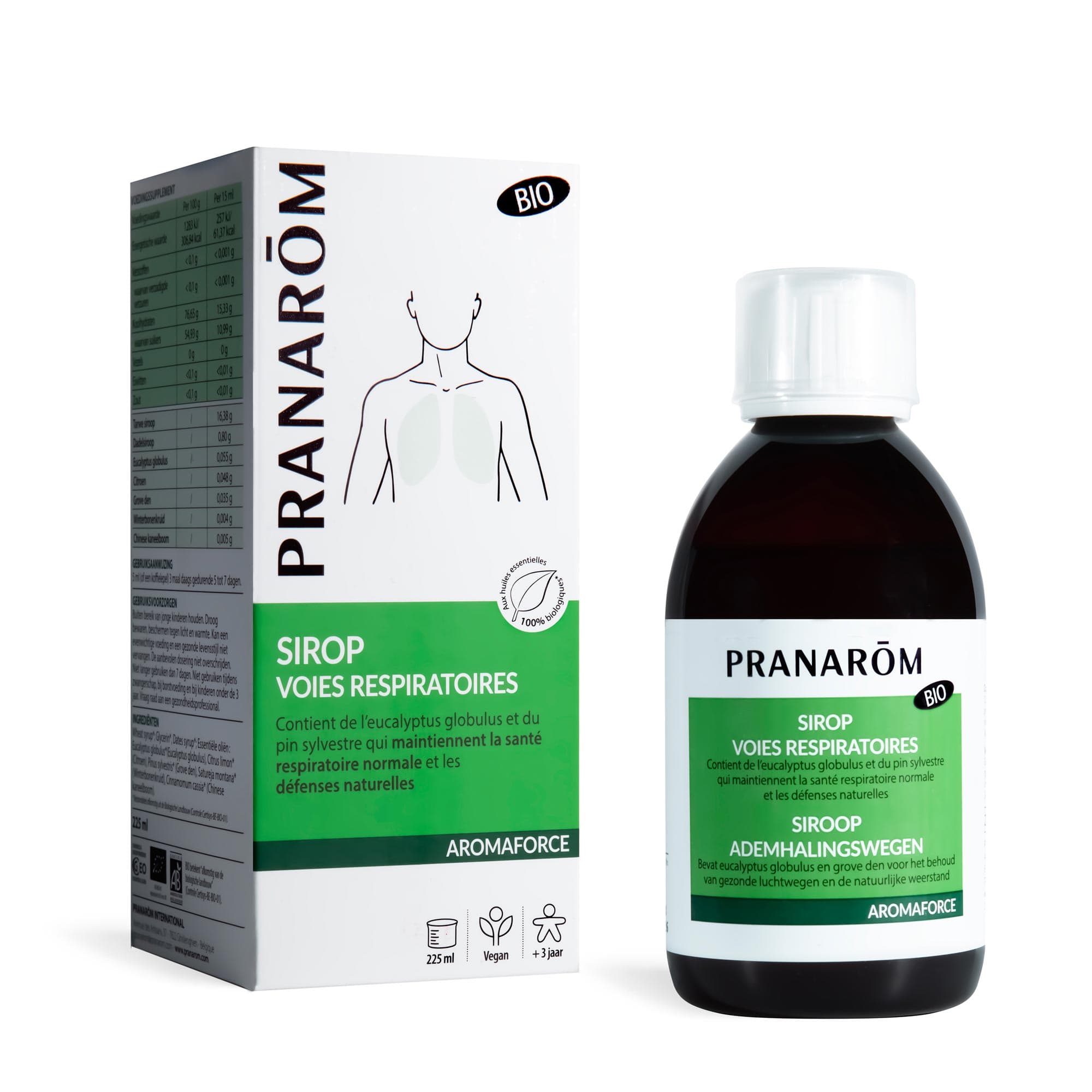 AROMAFORCE SP VOIES RESPIRAT BIO FL/225ML