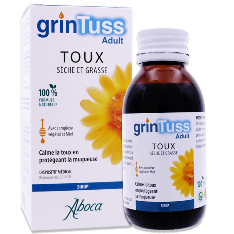 GRINTUSS ADULTE SP TX SECHE GRASSE FL/128G