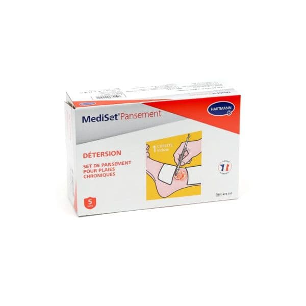MEDISET SET DETERS PLAIES CHRONQ +CURETTE B/5