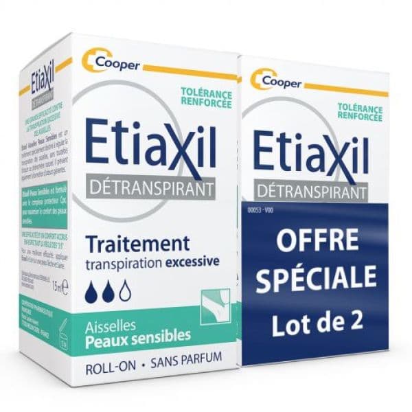 Cooper_Réseau Soin ETIAXIL AISSELLES DETR PS 2ROLL-ON/15ML