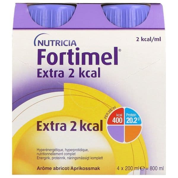 FORTIMEL PROT 2KCAL NUTRIM ABRIC 4/200ML