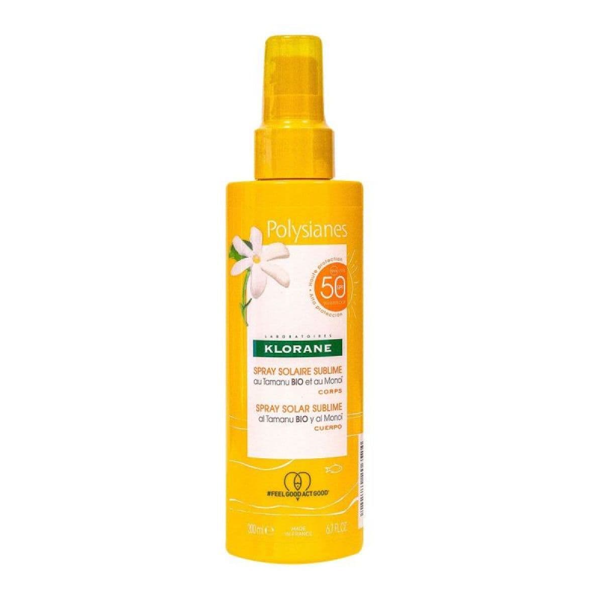 KLORANE SOLAIRES SPF50 SPRAY SUB 200ML