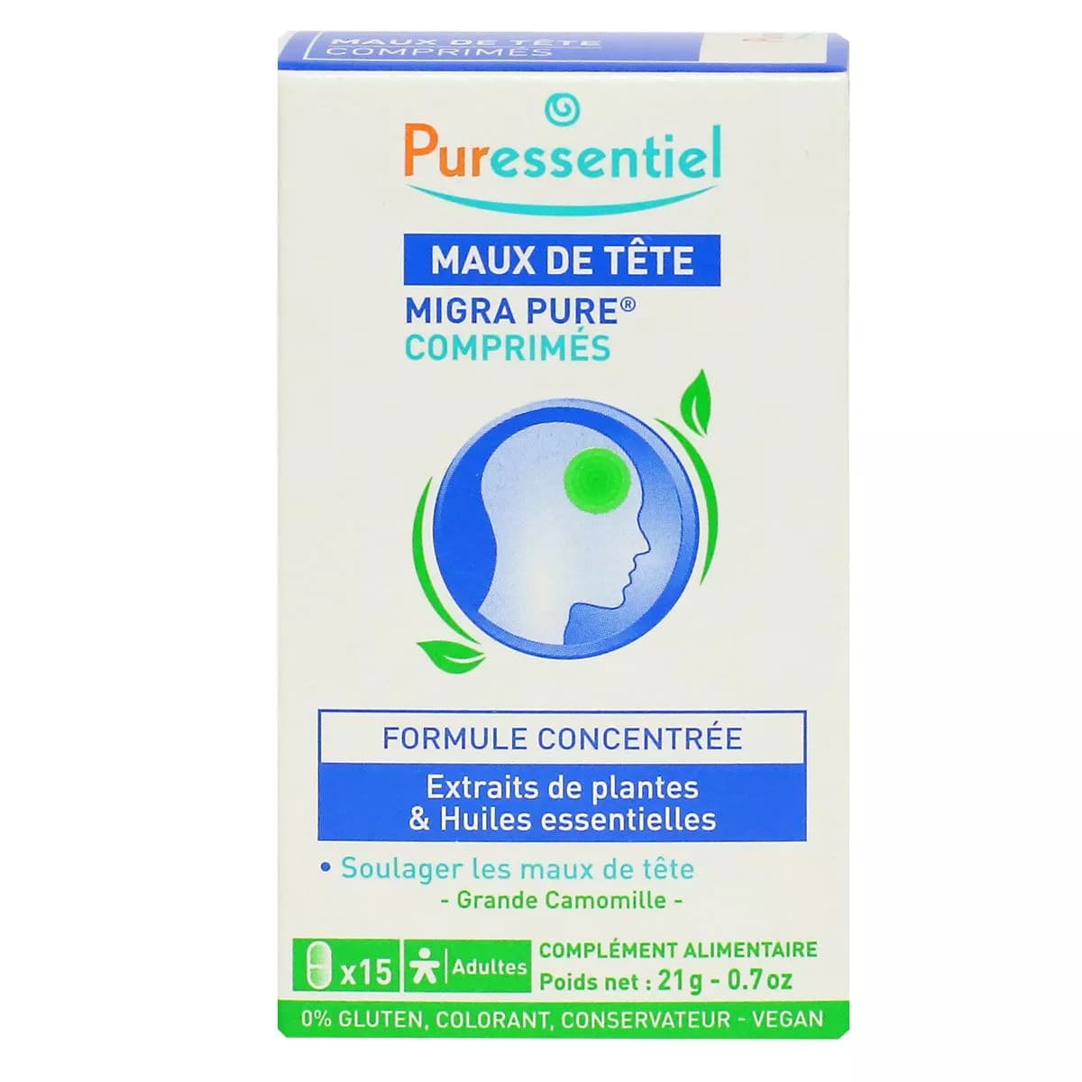 PURESSENTIEL MIGRAPURE CPR B/15