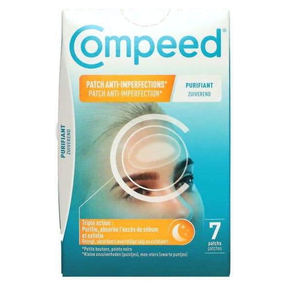 COMPEED PATCH PURIF ANT-IMPERF NUIT B/7