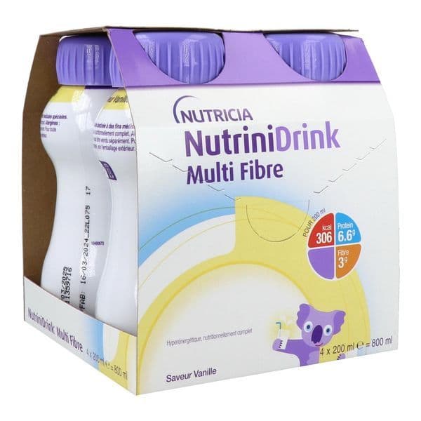NUTRINIDRINK MULTI FIBRE NUTRIM VANIL 4/200ML