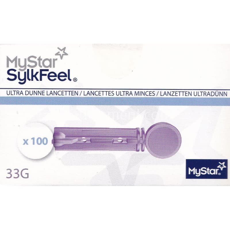 Sanofi Winthrop Industrie MYSTAR SYLKFEEL LANCETTE STER U UNIQ 33 B/100