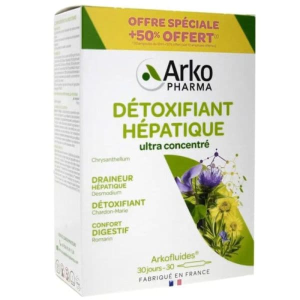 Arkopharma ARKOFLUIDE DETOX HEP 20+10AMP