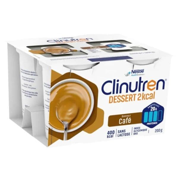 Nestlé Health Science CLINUTREN DESSERT 2 KCAL NUTRIM CAFE 4/200G