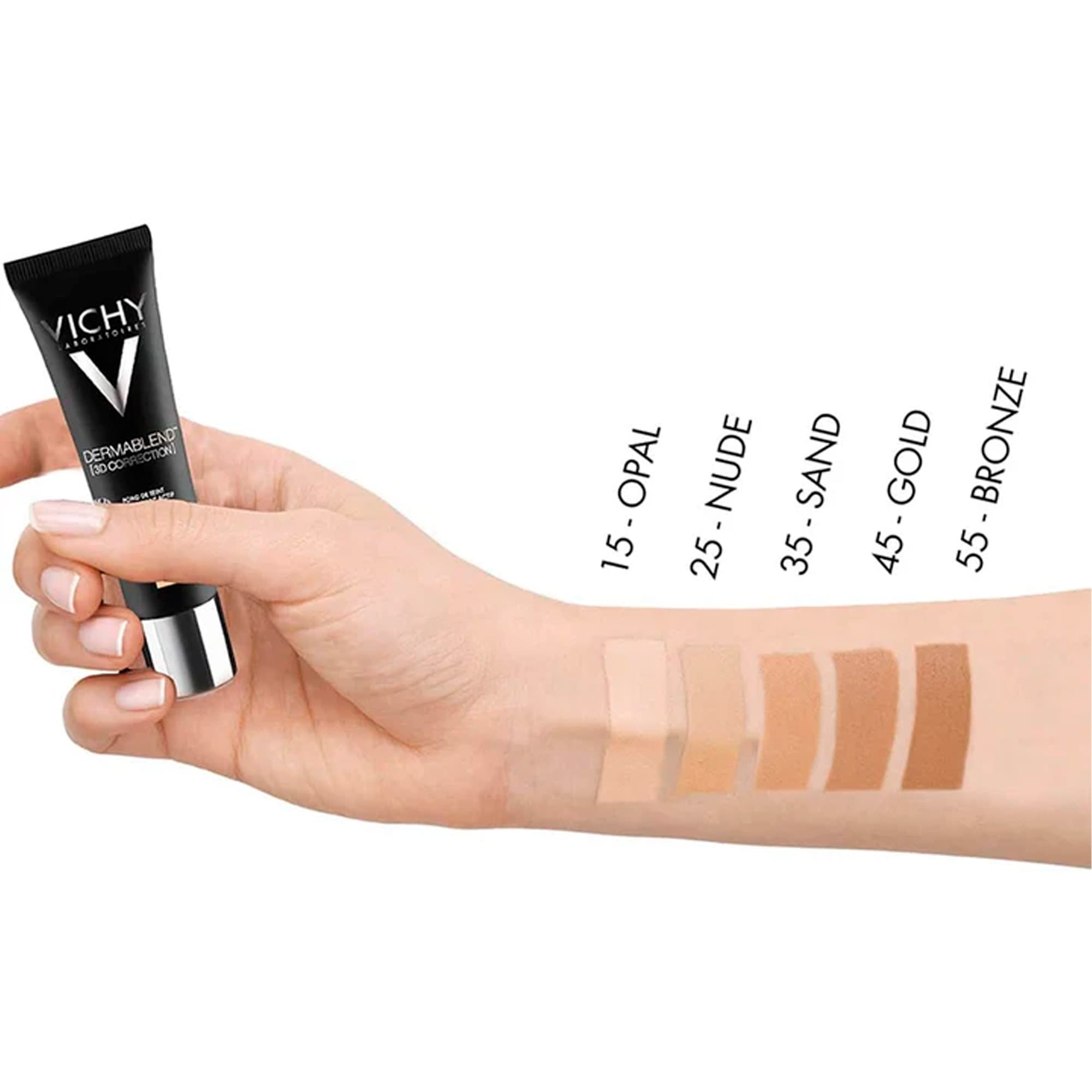 VICHY DERMABLEND 3D FD TEINT RESURF N°45 30ML