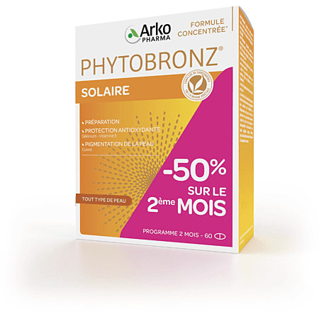 Arkopharma PHYTOBRONZ SOLAIRE 60 CAPSULES