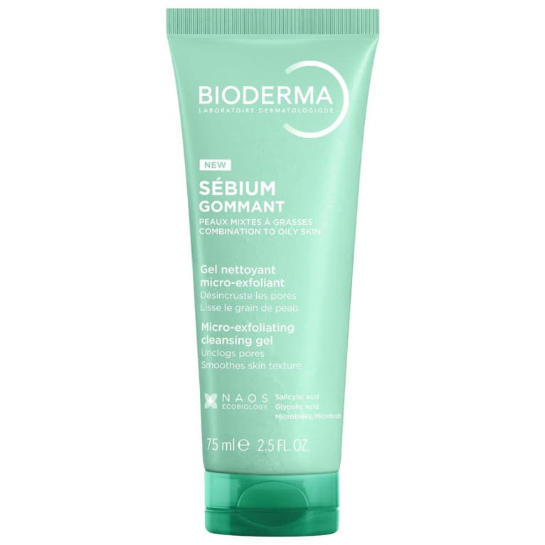 Naos Bioderma SEBIUM GOMMANT GEL MOUSS NETTOY EXFOL T/100ML