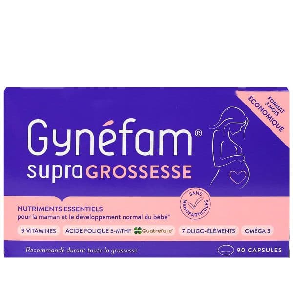 GYNEFAM SUPRA GROSSESSE CAPS B/90