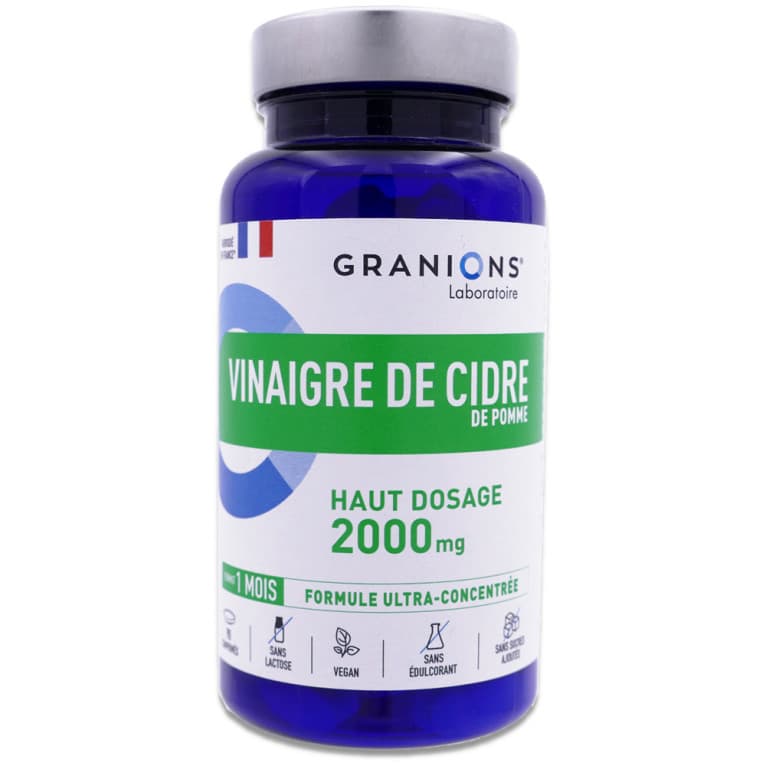 GRANIONS VINAIGRE CIDRE POMME 2000MG CPR 180