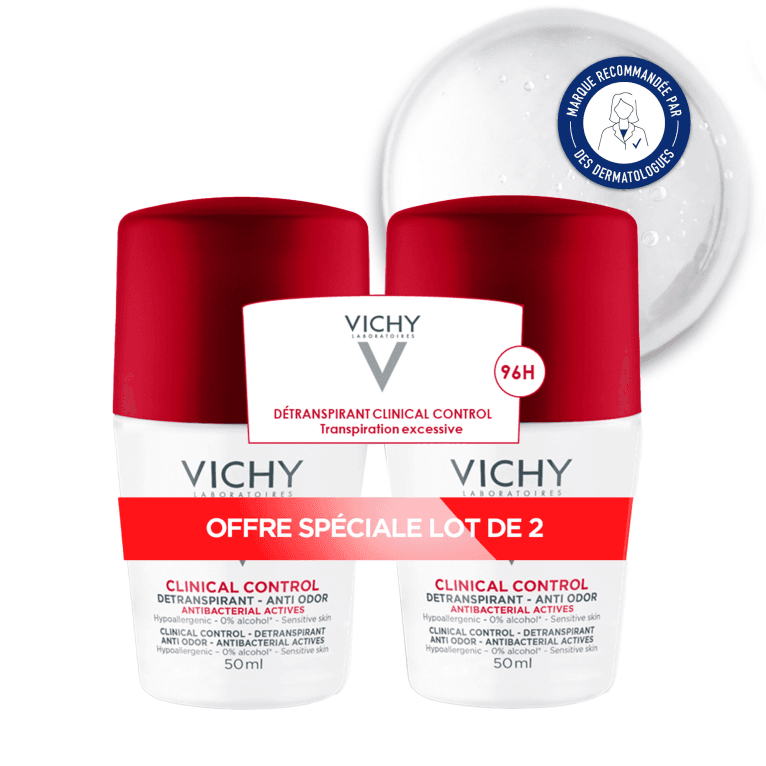 Vichy VICHY DUO DEODORANT CLINICAL DETRANSP 96H 2X50ML