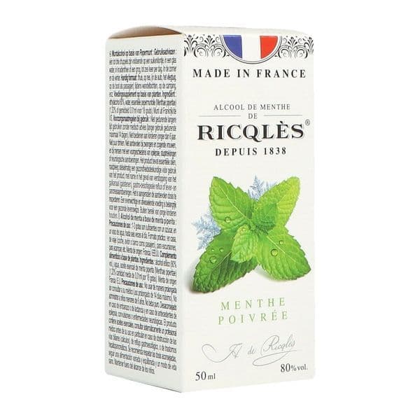 Super Diet RICQLES 80° ALCOOL MENTHE FL/50ML