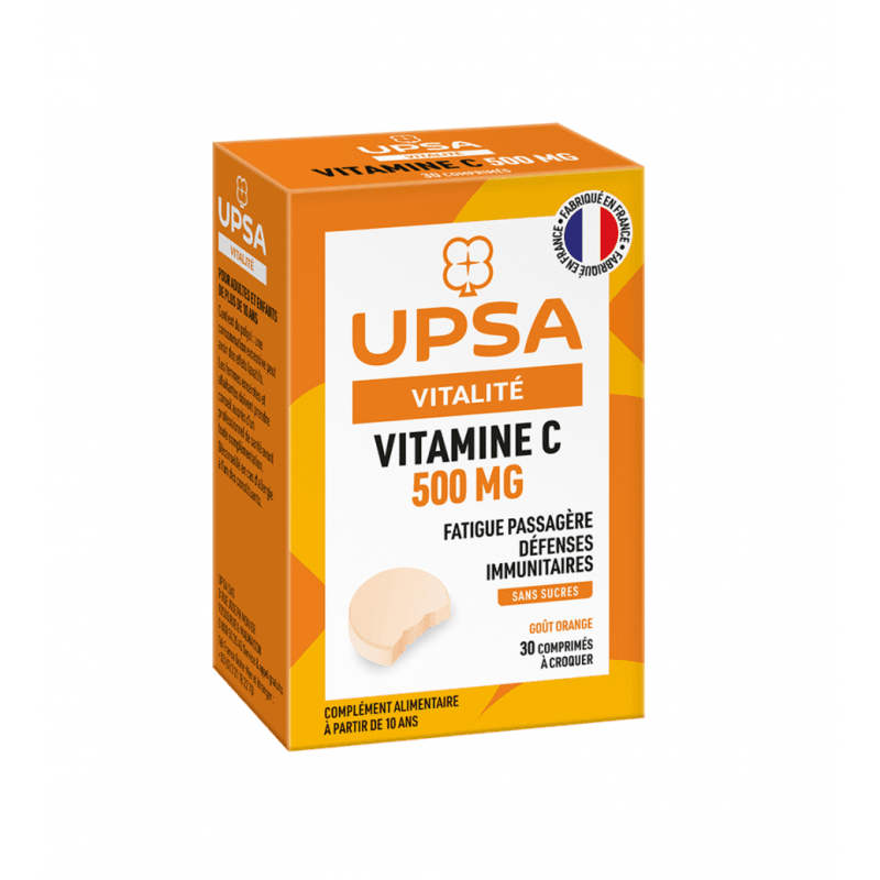 UPSA VIT C 500MG CPR CROQ 2T/15