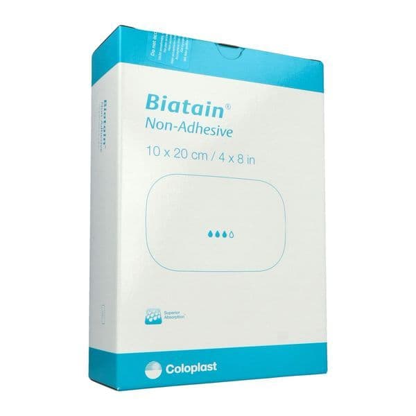 BIATAIN NON ADHES PANS HYDROCEL 10X20CM B/10