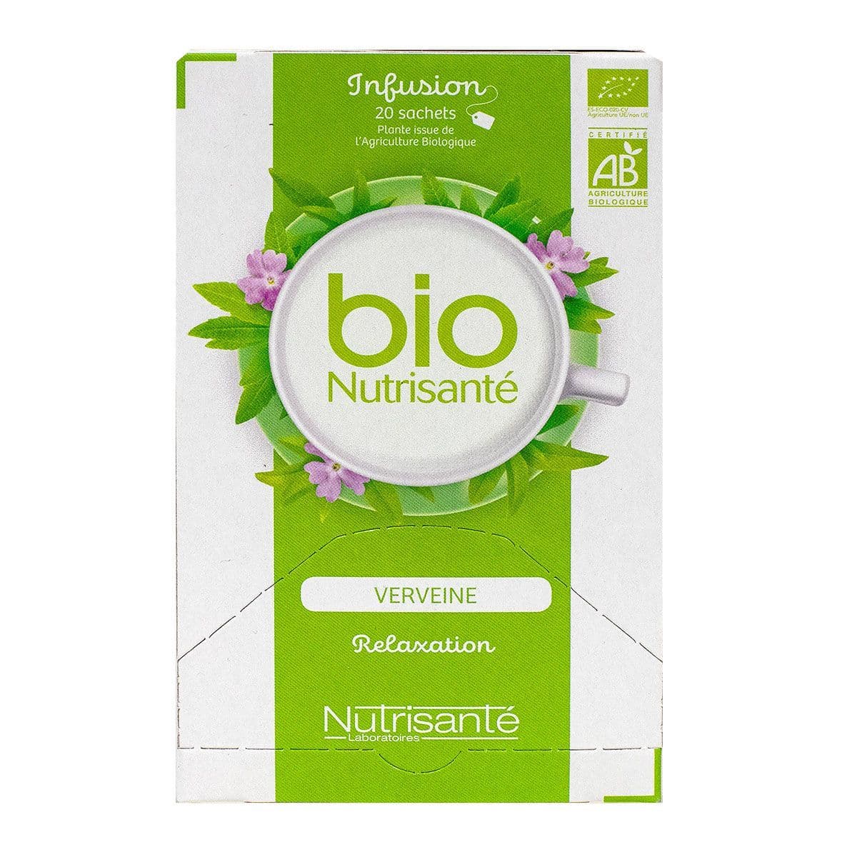 NUTRISANTE INFUS BIO TIS VERVEINE 20SACH