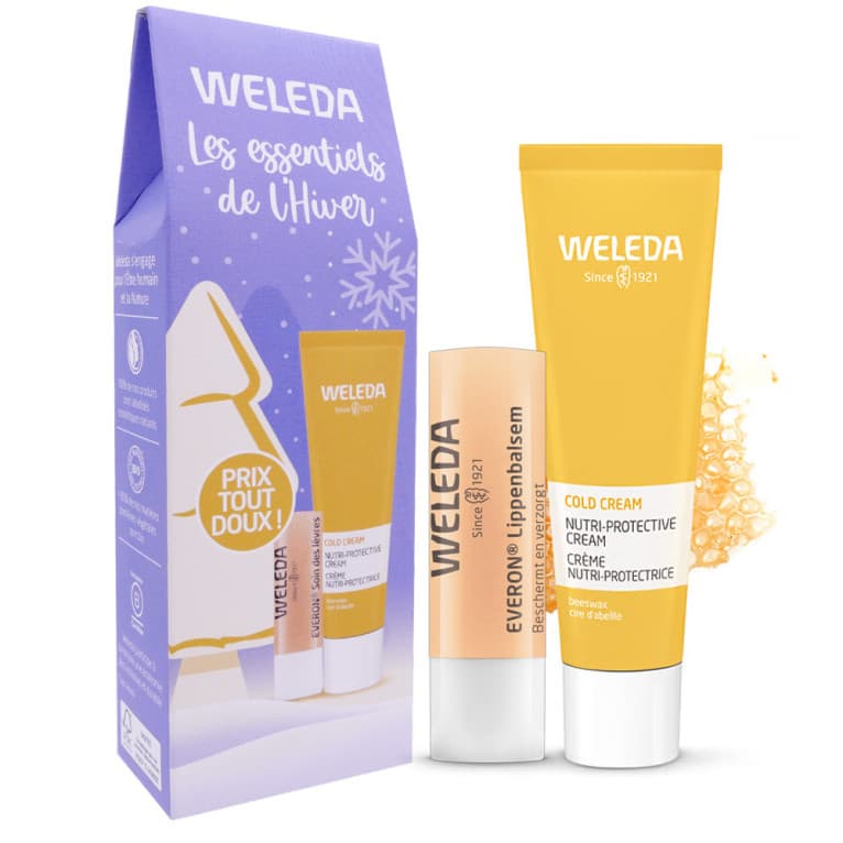 WELEDA COFFRET LEVRES /COLD CREAM VISAGE