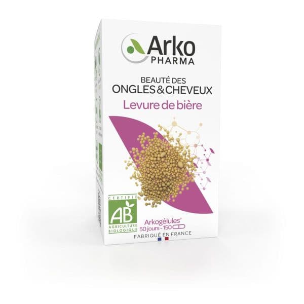 ARKOGELULES LEVURE BIERE REVIF BIO GEL FL/150