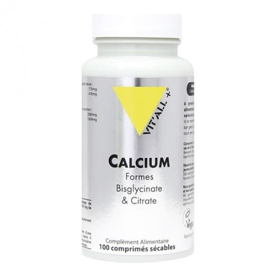 VIT'ALL+ CALCIUM - FORMES BISGLYCINATE & CITRATE