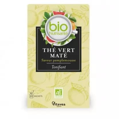 Havea Pharma NUTRISANTE INFUS BIO THE VERT MATE 20SACH