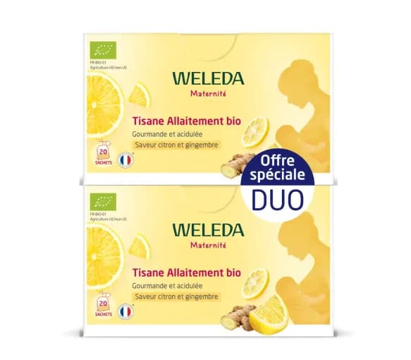 WELEDA MATERN DUO TISANE ALL CITRON/GINGEMBRE 2X20