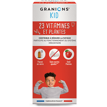 GRANIONS KID 23 VIT MIN PLANTE S BUV FL/125ML