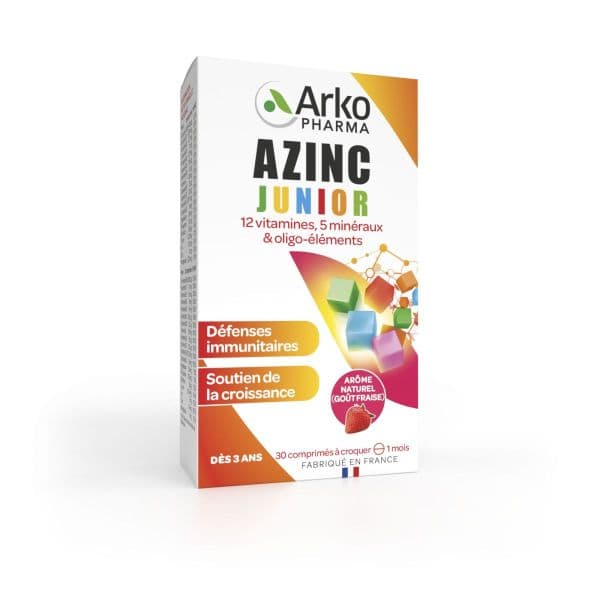 AZINC VITALITE JUNIOR CPR CROQ FRAISE B/30