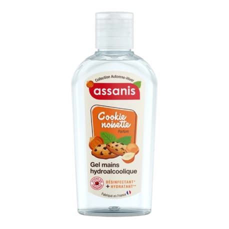 ASSANIS GEL HYDROALCOOL NOISETTE FL/80ML