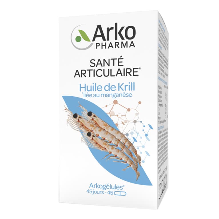 ARKOGELULES HLE KRILL MN CAPS FL/45
