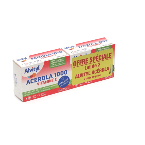 ALVITYL ACEROLA 1000 VIT C CPR CROQ 2B/30