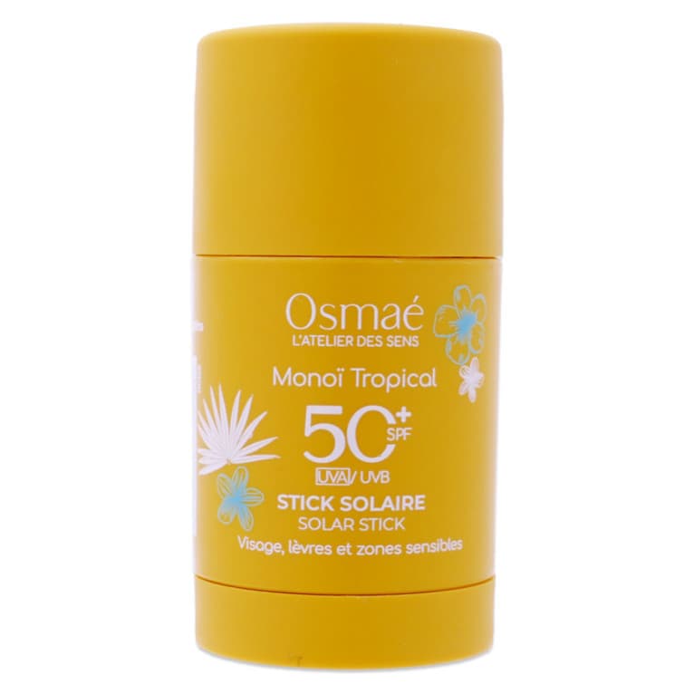 OSMAÉ STICK SOLAIRE SPF50 MONOU 15G