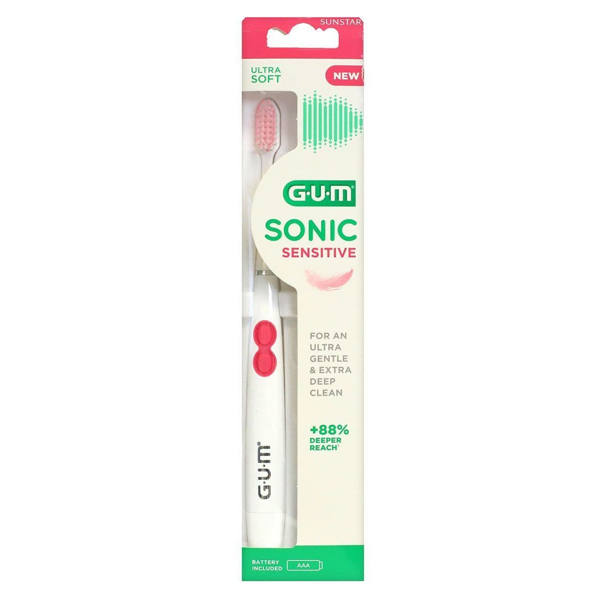 Sunstar GUM SONIC SENSIT BR DENTS ELECTR ULT SOUPL