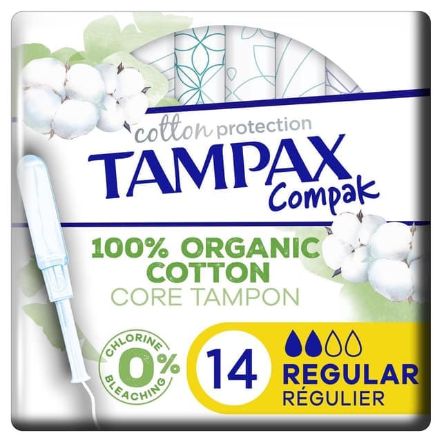 TAMPAX COT TAMP REGULIER B/14