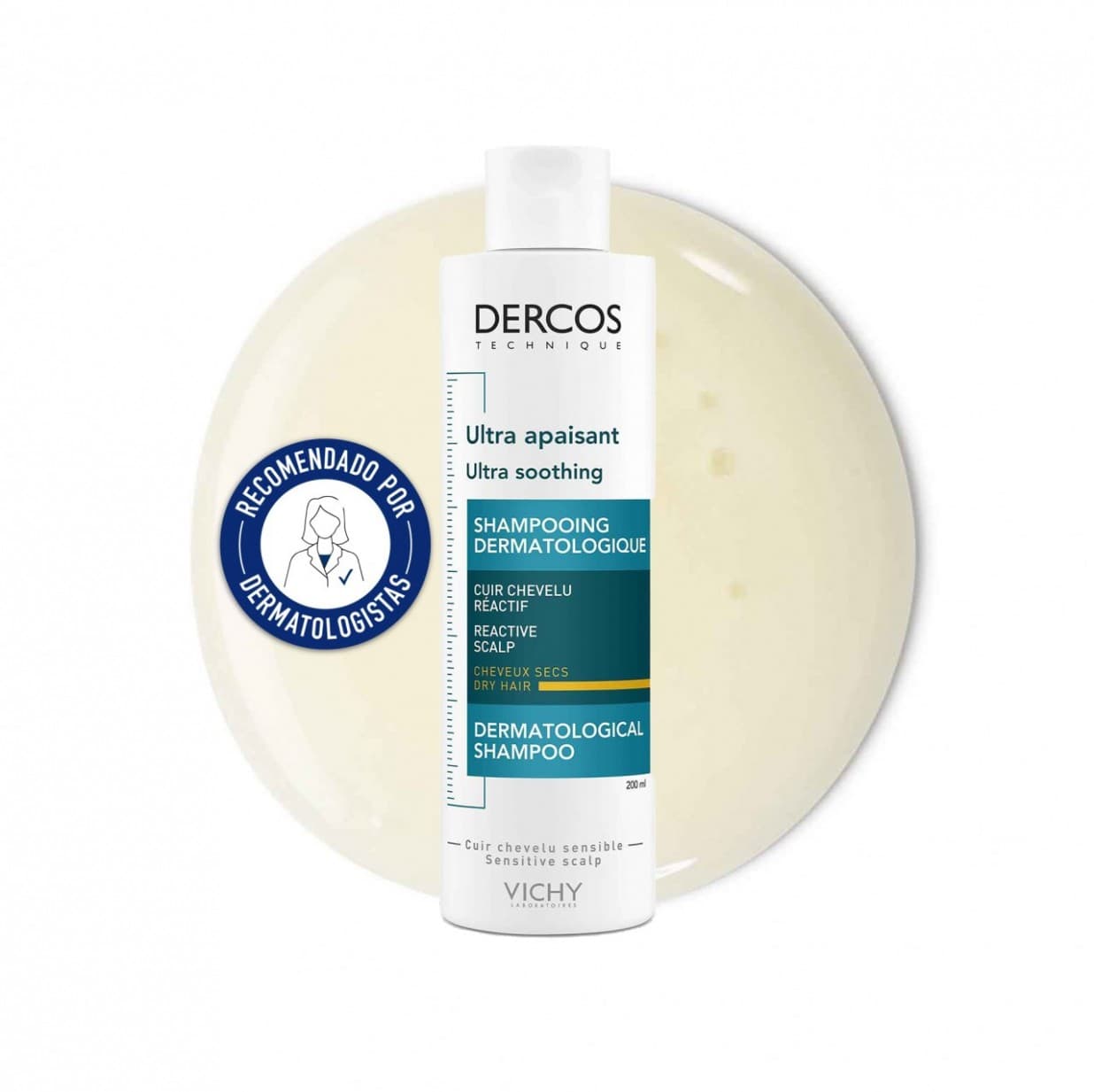 DERCOS SHAMP ULTRA APAIS CS FL/200ML