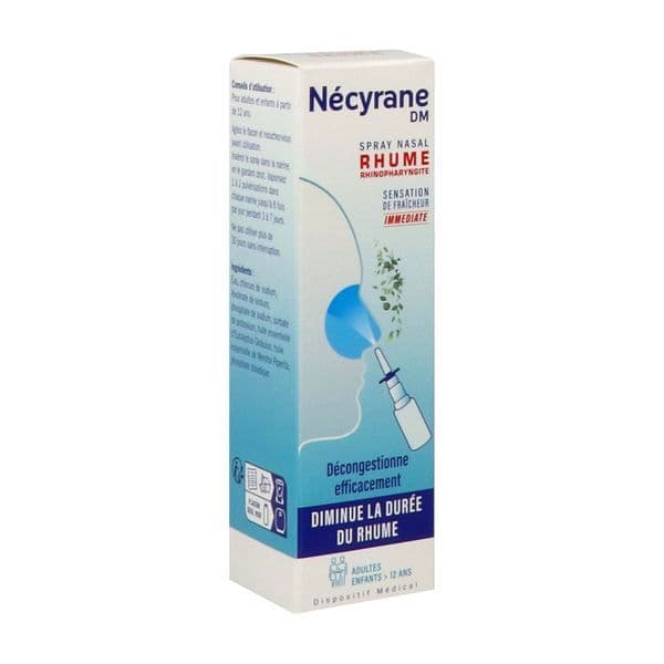 Pierre Fabre Médicament NECYRANE DM S NAS RHUME RHINOPHAR SPR/10ML