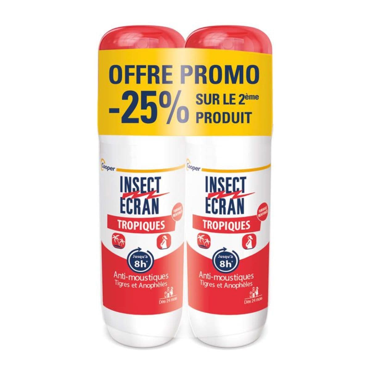 INSECT ECRAN TROPIQUES LOT 2SPR/75ML