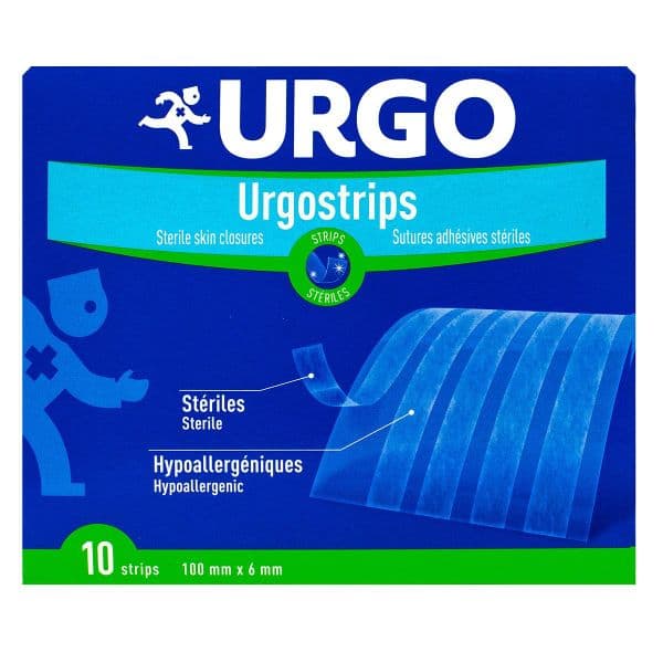 URGOSTRIPS BDLETTE ADHES SUTURE 6X100MM B/10