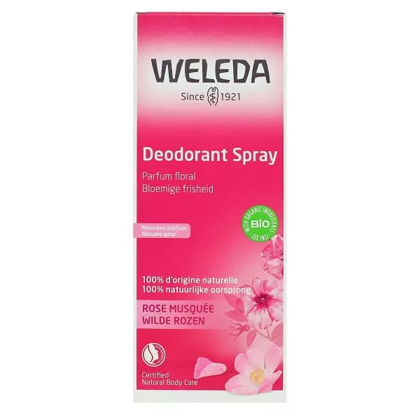WELEDA GESTES FRAICH DEOD ROSE SPR/100ML