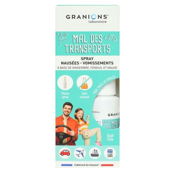 GRANIONS KID SPRAY MAL TRANSP +6ANS(105 PULV/COLA)