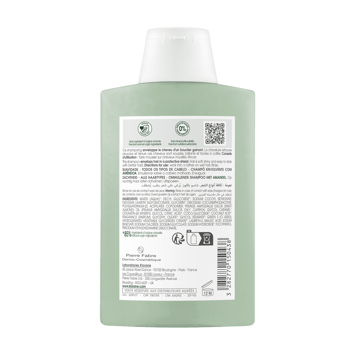 Klorane KLORANE CAPILL SHAMP AMANDE FL/200ML