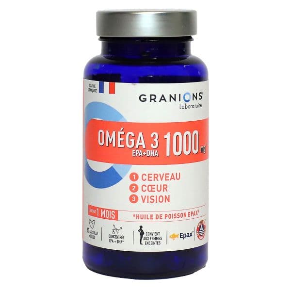 GRANIONS OMEGA 3 1000MG CAPS B/60