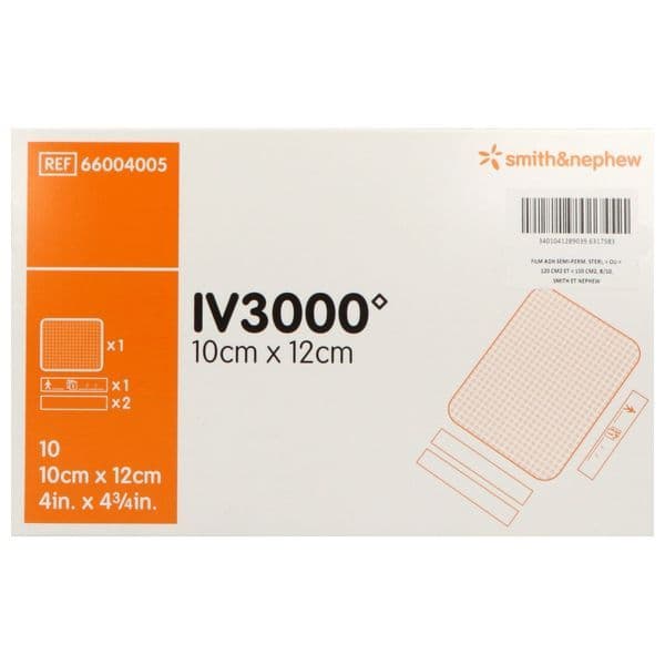 IV3000 1-HAND FILM ADHES 10X12CM B/10