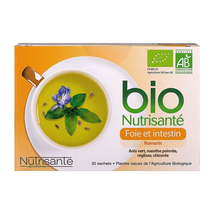 NUTRISANTE INFUS BIO TIS FOIE INTESTIN 20SACH
