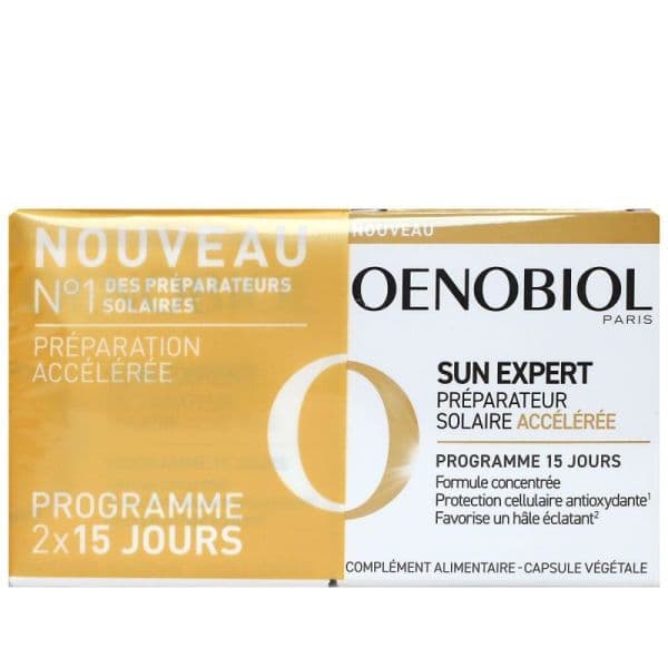 OENOBIOL SUN EXPERT CAPS PREP SOL ACCEL 2P/15