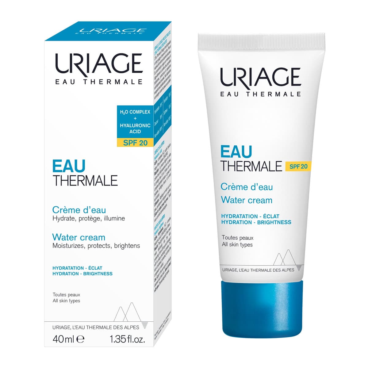 URIAGE EAU THERM SPF20 CR D'EAU LEGERE 40ML